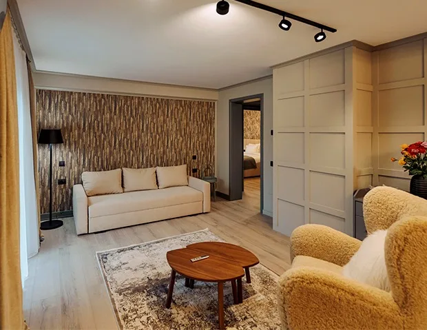Apartament 90 m² la Ikabane Pensiune din Neamț, cazare boutique
